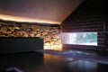 A stone outbuilding became a small house with the addition of a steel and glass pavilion. | www.facebook.com/SmallHouseBliss