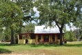 This country cottage in Texas has one bedroom and a loft in 416 sq ft. | www.facebook.com/SmallHouseBliss
