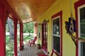 This country cottage in Texas has one bedroom and a loft in 416 sq ft. | www.facebook.com/SmallHouseBliss