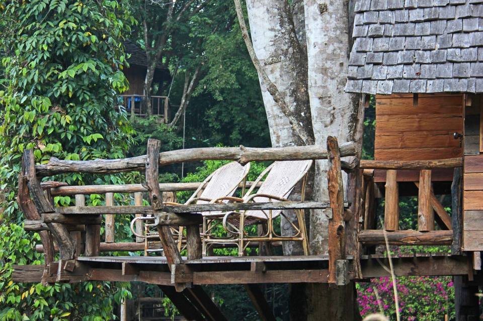 Treehouse at the Rabeang Pasak Chiangmai Treehouse Resort in northern Thailand. | www.facebook.com/SmallHouseBliss
