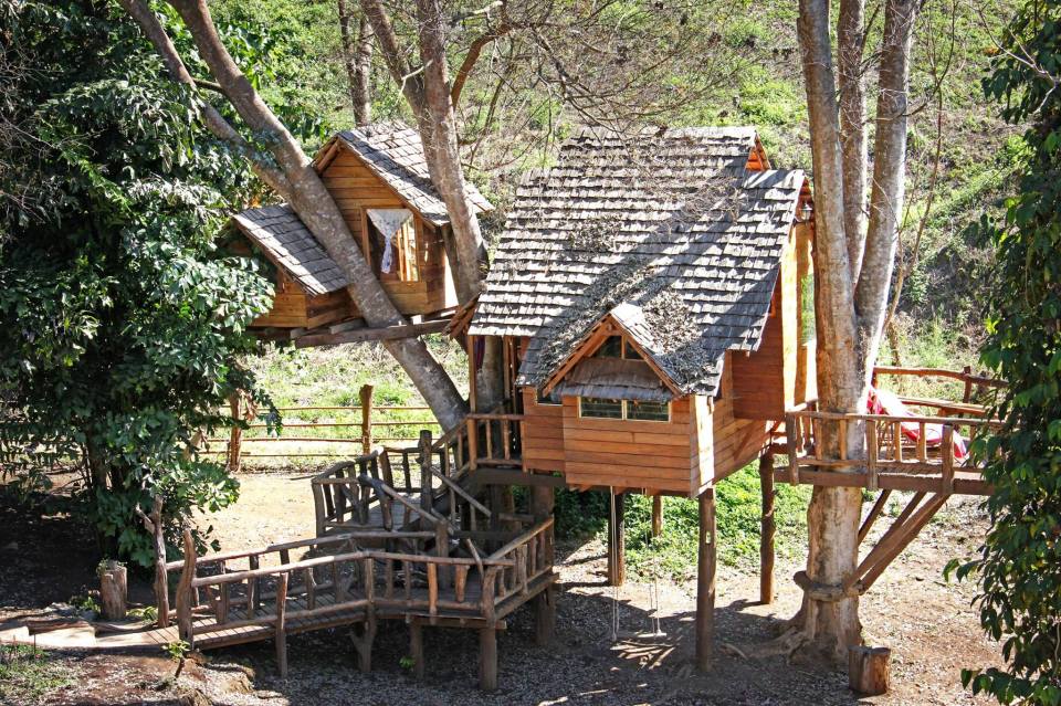 Treehouse at the Rabeang Pasak Chiangmai Treehouse Resort in northern Thailand. | www.facebook.com/SmallHouseBliss