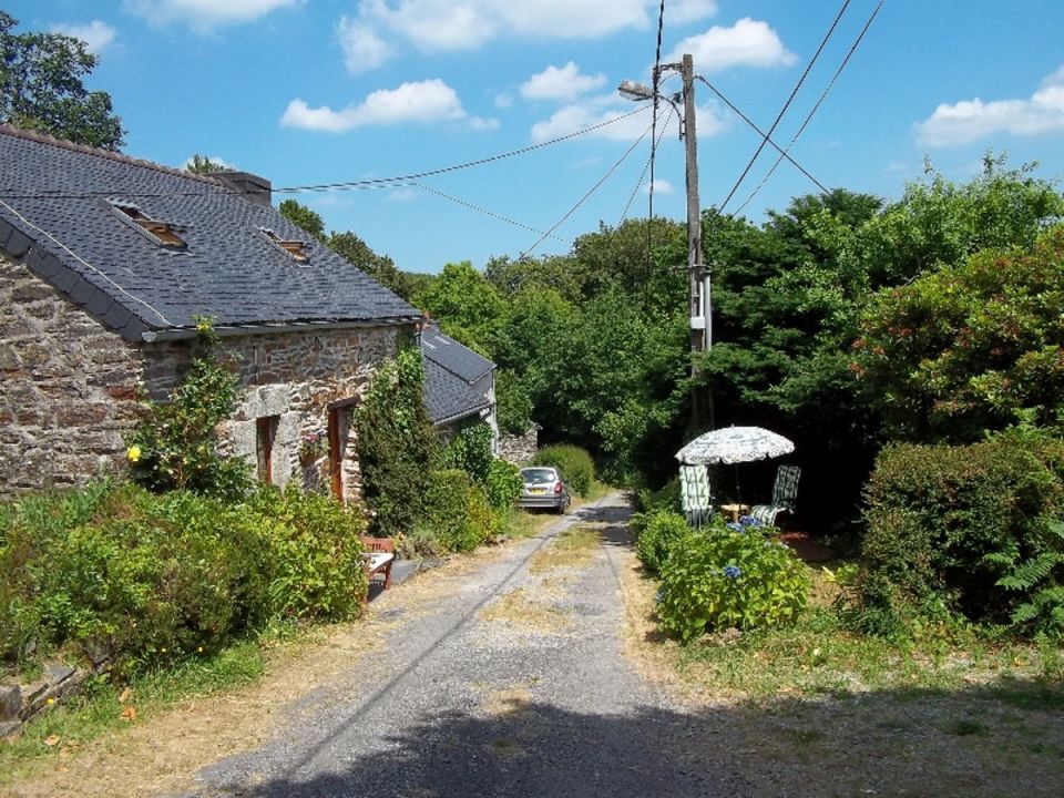 This quaint stone cottage is located in a small hamlet in Brittany, France. | www.facebook.com/SmallHouseBliss