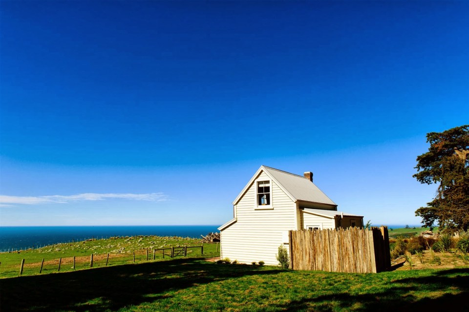 The Shepherd’s Cottage, a restored century-old one bedroom farmhouse on a New Zealand farm. | www.facebook.com/SmallHouseBliss