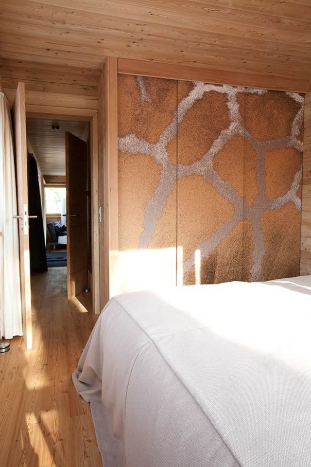 The Baumgeflüster treehouse resort in Germany. Each treehouse has one bedroom in 383 sq ft. | www.facebook.com/SmallHouseBliss
