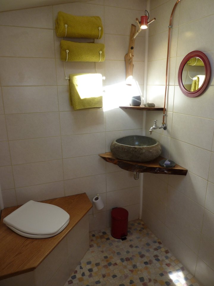 The tiny off-grid Woodsman's Cabin in France, built with rustic charm by the owners. | www.facebook.com/SmallHouseBliss