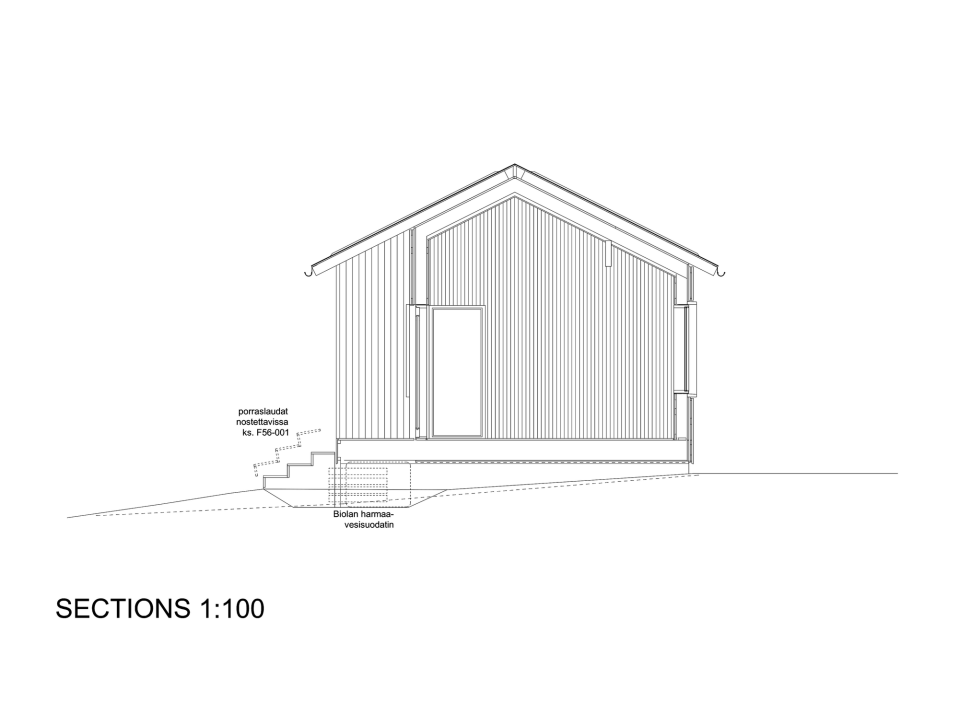 This small family vacation cabin combines a dogtrot floor plan with a Nordic design aesthetic. | www.facebook.com/SmallHouseBliss