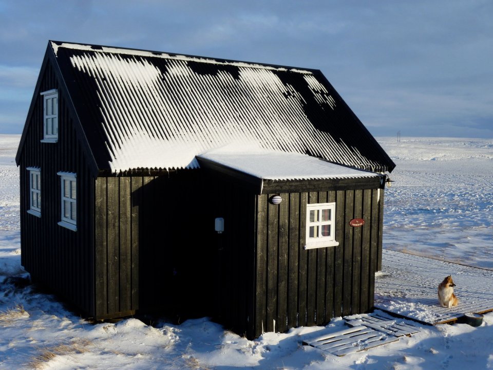 Nordurnes, a tiny Icelandic cabin with a footprint of 344 sq ft. | www.facebook.com/SmallHouseBliss