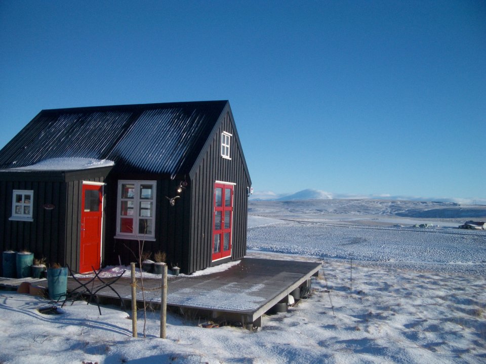 Nordurnes, a tiny Icelandic cabin with a footprint of 344 sq ft. | www.facebook.com/SmallHouseBliss
