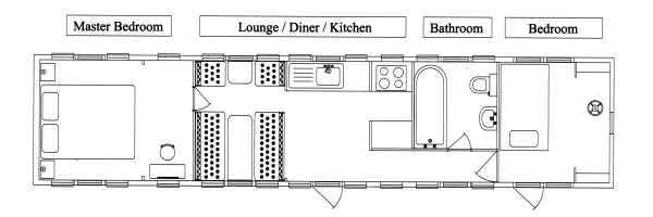 "Mevy", a Victorian-era train carriage converted into a self-contained two bedroom vacation rental suite. | www.facebook.com/SmallHouseBliss