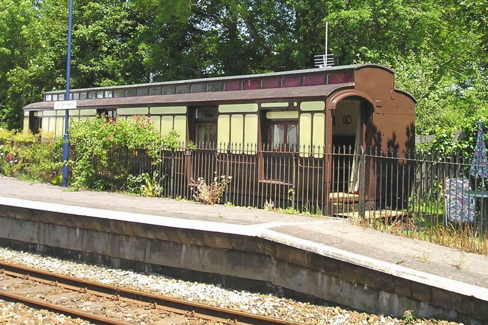 The Travelling Post Office, a Victorian-era railcar converted into a self-contained two bedroom vacation rental suite. | www.facebook.com/SmallHouseBliss