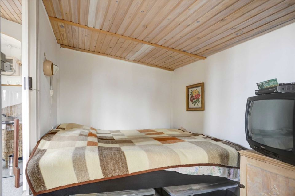 A tiny beach cottage in Denmark with one bedroom in only 280 sq ft. | www.facebook.com/SmallHouseBliss