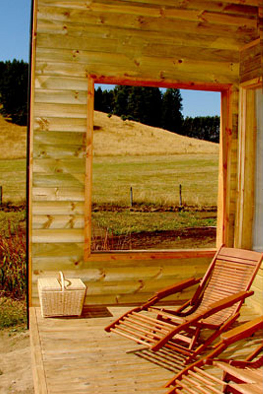 Cabaña Bascuñan, a family vacation house with a surprising and playful design. It has two bedrooms and a very large loft in 1,184 sq ft. | www.facebook.com/SmallHouseBliss