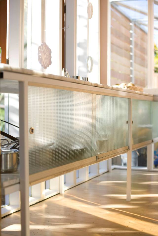 An architect designed and built this home for his own family of six. It has two bedrooms (one a large bunkroom) in 1,240 sq ft. | www.facebook.com/SmallHouseBliss