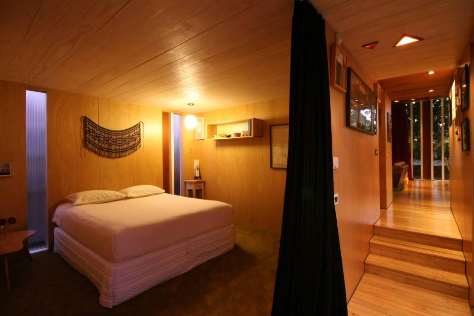 An architect designed and built this home for his own family of six. It has two bedrooms (one a large bunkroom) in 1,240 sq ft. | www.facebook.com/SmallHouseBliss