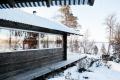 This log cabin in Norway joins a new structure to two existing one-room cabins, one over 100 years old. Together they have 3 bedrooms in 915 sq ft. | www.facebook.com/SmallHouseBliss