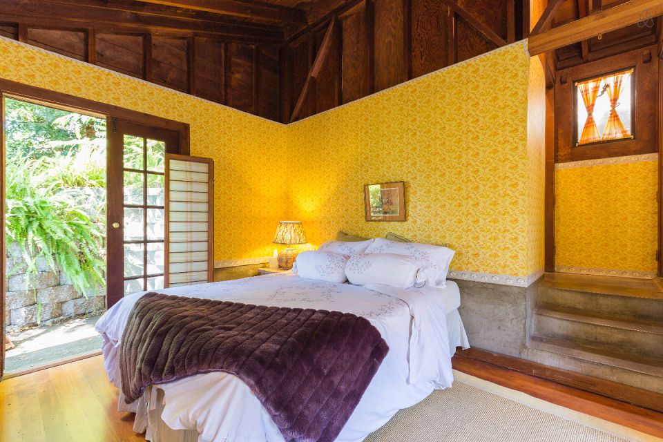 The "Cubby", designed by architect Bernard Maybeck, started out as a garage and was later expanded into an eclectic 724 sq ft cottage with one bedroom. | www.facebook.com/SmallHouseBliss