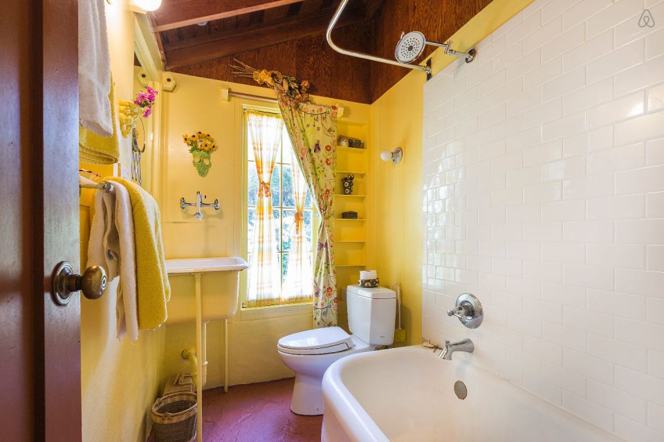 The "Cubby", designed by architect Bernard Maybeck, started out as a garage and was later expanded into an eclectic 724 sq ft cottage with one bedroom. | www.facebook.com/SmallHouseBliss