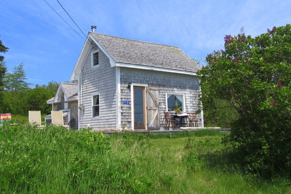 A vernacular coastal cottage on Grand Manan Island, New Brunswick. | www.facebook.com/SmallHouseBliss