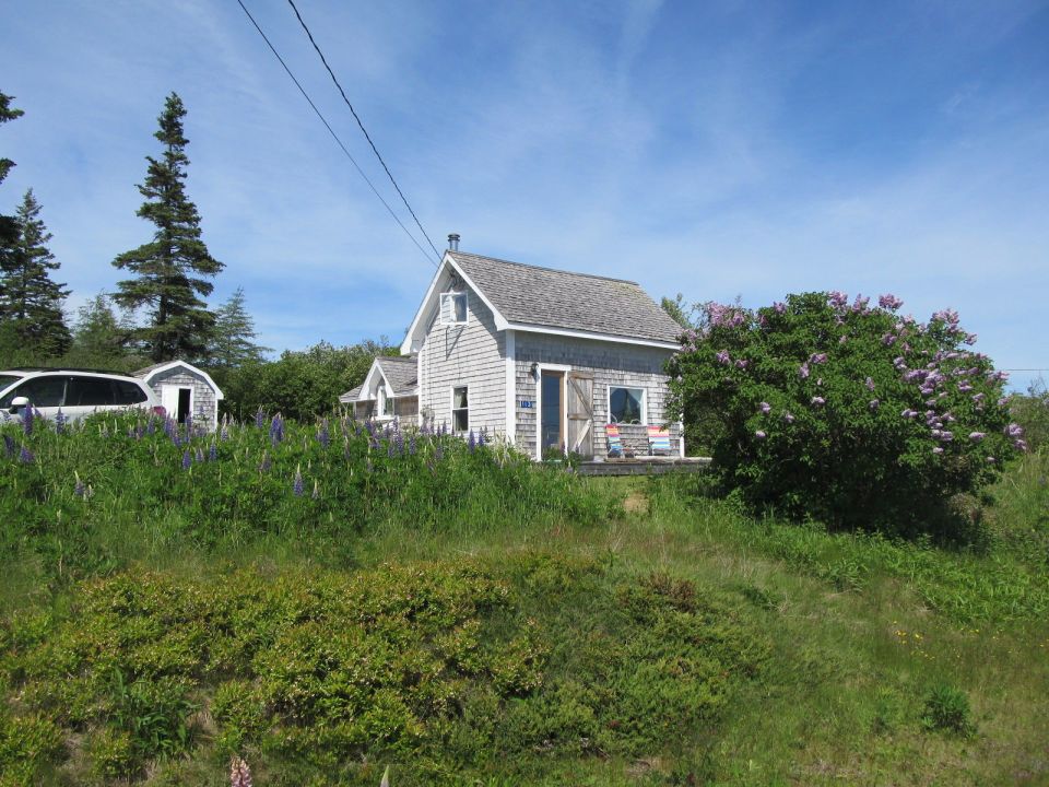 A vernacular coastal cottage on Grand Manan Island, New Brunswick. | www.facebook.com/SmallHouseBliss