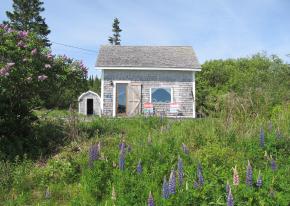 A vernacular coastal cottage on Grand Manan Island, New Brunswick. | www.facebook.com/SmallHouseBliss