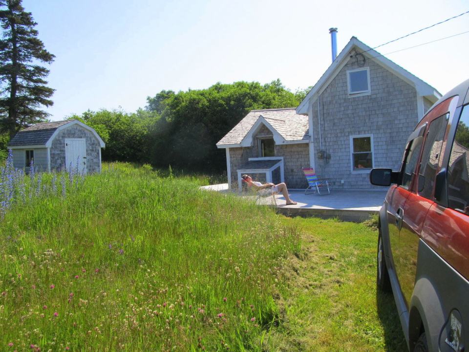 A vernacular coastal cottage on Grand Manan Island, New Brunswick. | www.facebook.com/SmallHouseBliss