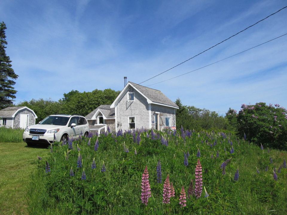 A vernacular coastal cottage on Grand Manan Island, New Brunswick. | www.facebook.com/SmallHouseBliss