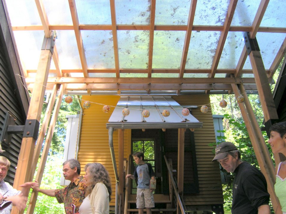 A small house compound on Whidbey Island, Washington | www.facebook.com/SmallHouseBliss