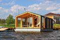 DublDom Houseboat, a modular floating cabin with a 280 sq ft studio floor plan. | www.facebook.com/SmallHouseBliss