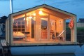DublDom Houseboat, a modular floating cabin with a 280 sq ft studio floor plan. | www.facebook.com/SmallHouseBliss