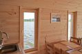 DublDom Houseboat, a modular floating cabin with a 280 sq ft studio floor plan. | www.facebook.com/SmallHouseBliss