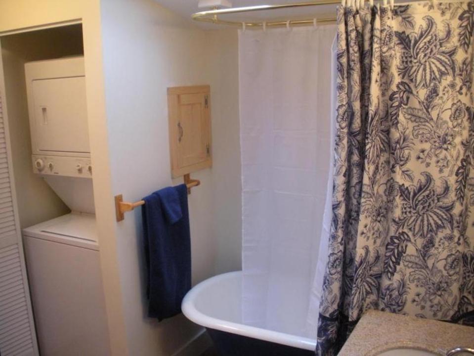 This older cottage in the woods near Asheville, NC, was renovated by the owners to create a cozy 600 sq ft home with one bedroom. | www.facebook.com/SmallHouseBliss