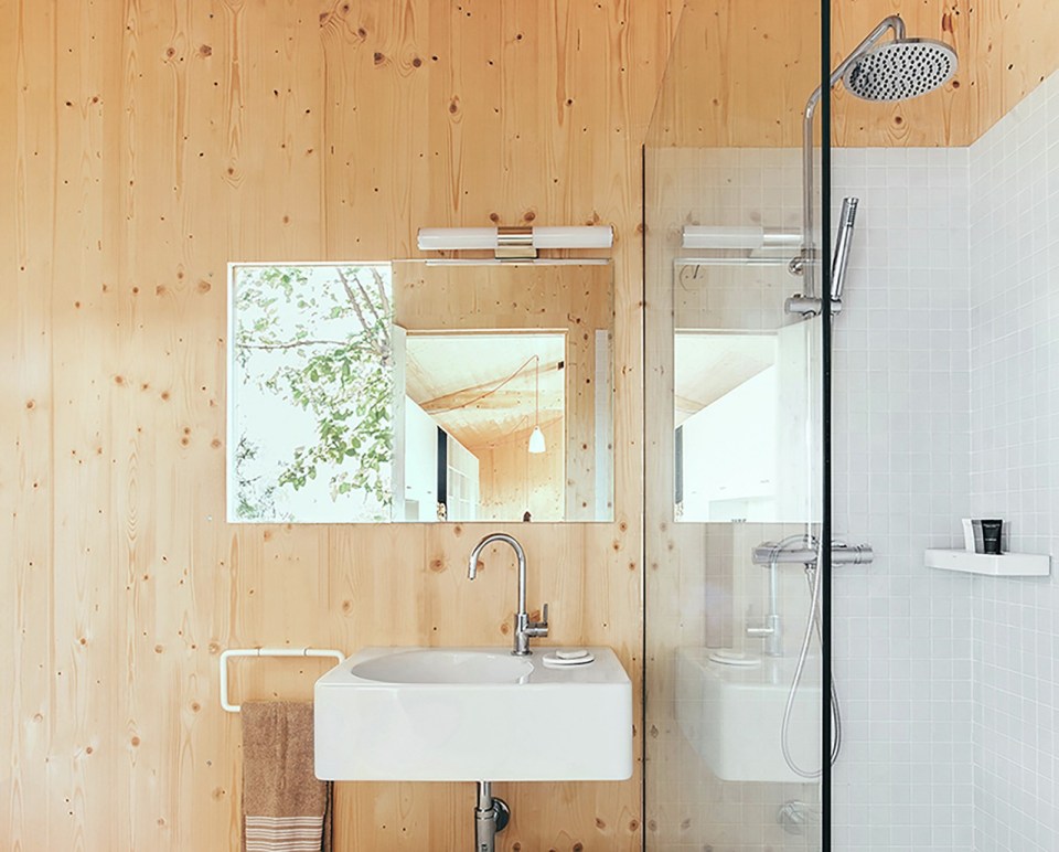 A small energy-efficient house in Spain built with sustainable materials. The 818 sq ft home has a studio floor plan that could be converted to a one-bedroom. | www.facebook.com/SmallHouseBliss