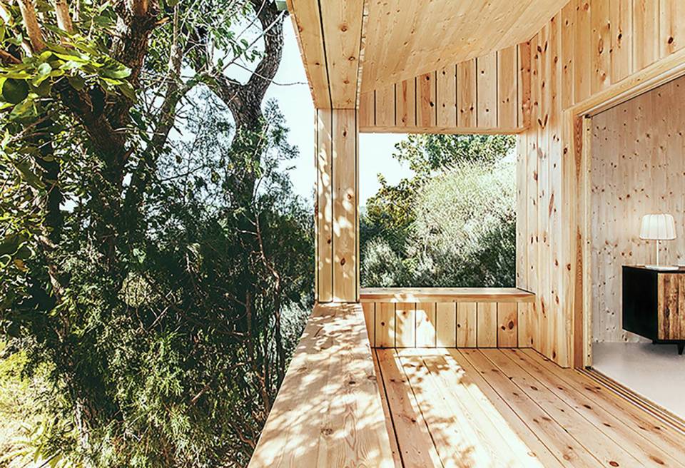A small energy-efficient house in Spain built with sustainable materials. The 818 sq ft home has a studio floor plan that could be converted to a one-bedroom. | www.facebook.com/SmallHouseBliss