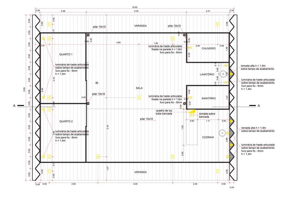 "Arca", an arched retreat in the Brazilian rainforest created from a prefab metal building. It has two bedrooms in 781 sq ft. | www.facebook.com/SmallHouseBliss
