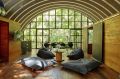 "Arca", an arched retreat in the Brazilian rainforest created from a prefab metal building. It has two bedrooms in 781 sq ft. | www.facebook.com/SmallHouseBliss