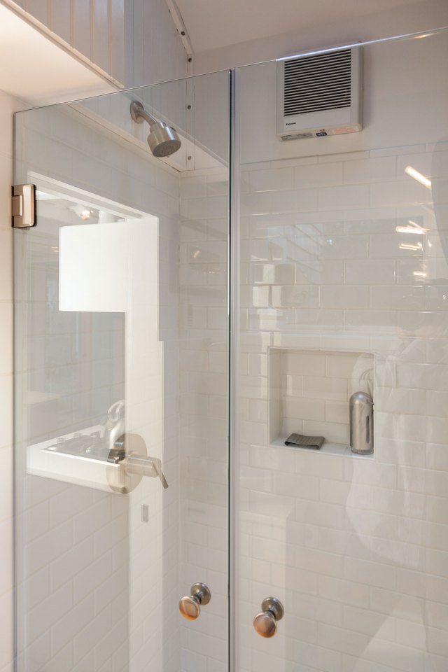 This tiny 1940s summer cottage on Cape Cod was renovated into a year-round retreat with one bedroom in 350 sq ft. | www.facebook.com/SmallHouseBliss