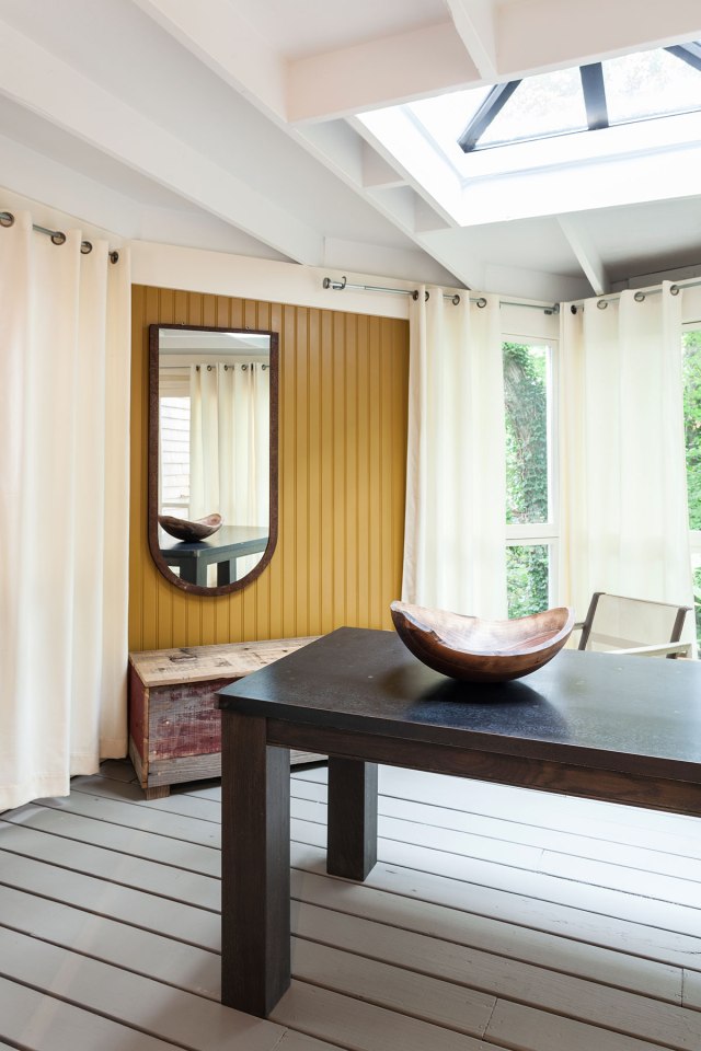 This tiny 1940s summer cottage on Cape Cod was renovated into a year-round retreat with one bedroom in 350 sq ft. | www.facebook.com/SmallHouseBliss