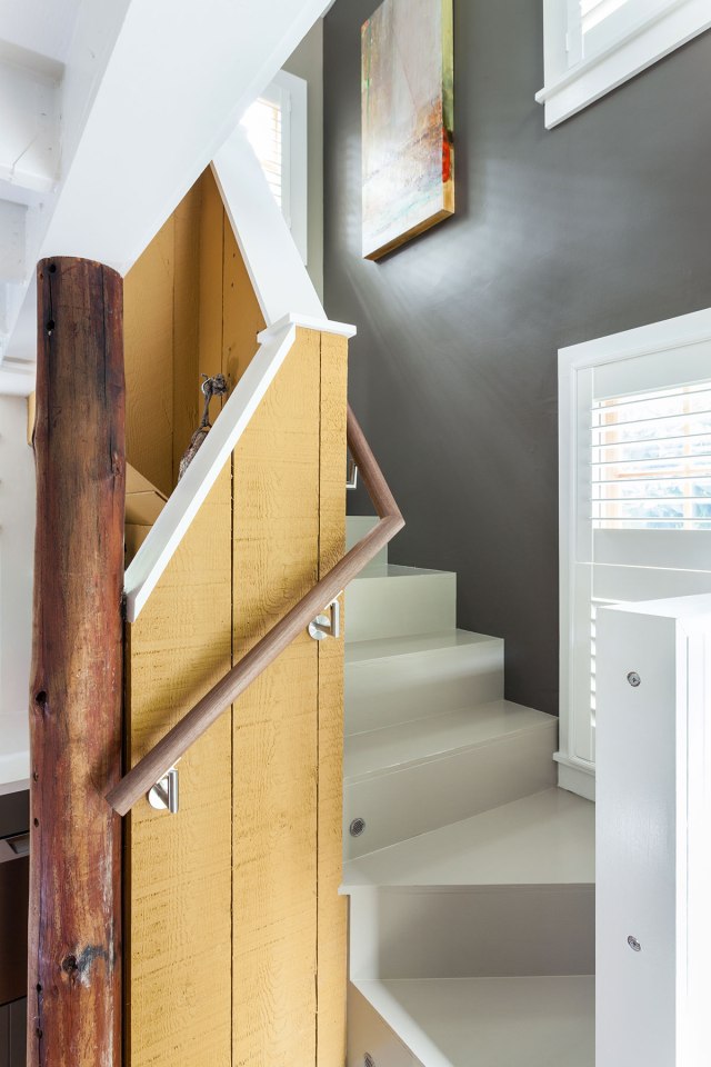 This tiny 1940s summer cottage on Cape Cod was renovated into a year-round retreat with one bedroom in 350 sq ft. | www.facebook.com/SmallHouseBliss