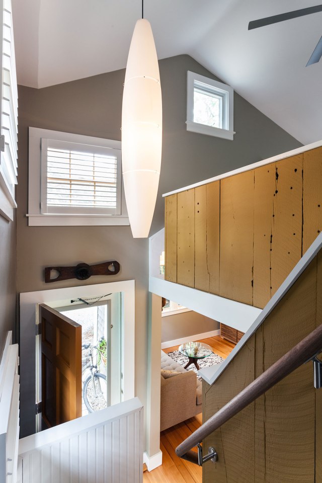 This tiny 1940s summer cottage on Cape Cod was renovated into a year-round retreat with one bedroom in 350 sq ft. | www.facebook.com/SmallHouseBliss