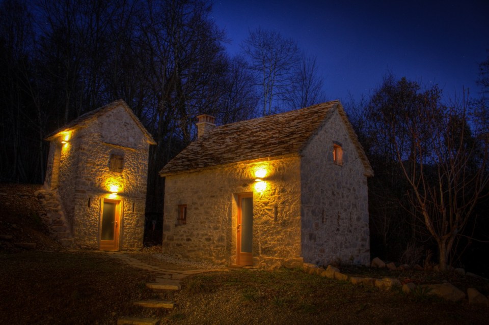 The Dairy Cottage, a 19th century cheesemaker's workshop converted into a tiny vacation cottage in Italy. | www.facebook.com/SmallHouseBliss