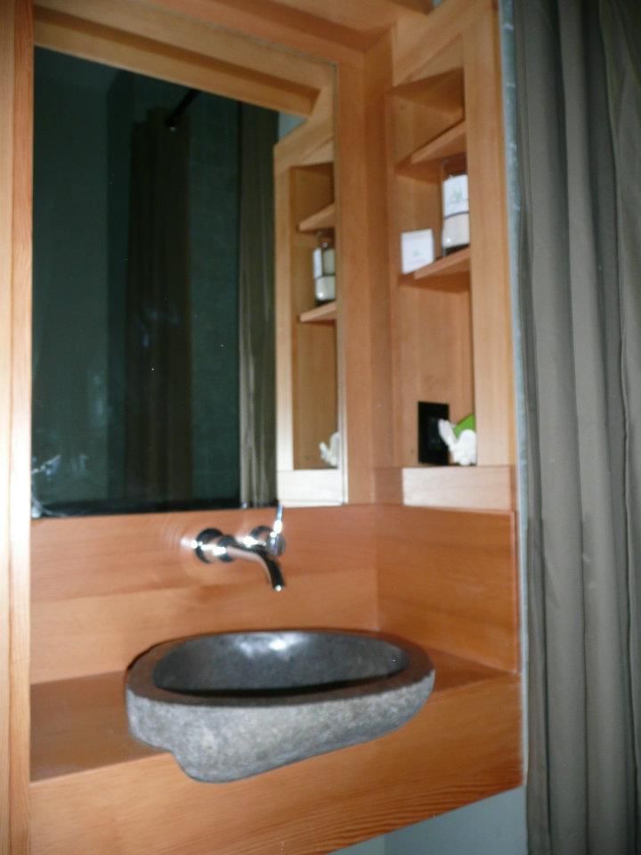 The Waterhaus, a tiny sustainable prefab designed for a healthy indoor environment. It has one bedroom in 450 sq ft. | www.facebook.com/SmallHouseBliss