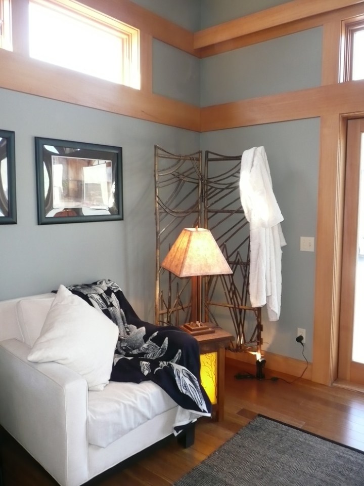 The Waterhaus, a tiny sustainable prefab designed for a healthy indoor environment. It has one bedroom in 450 sq ft. | www.facebook.com/SmallHouseBliss