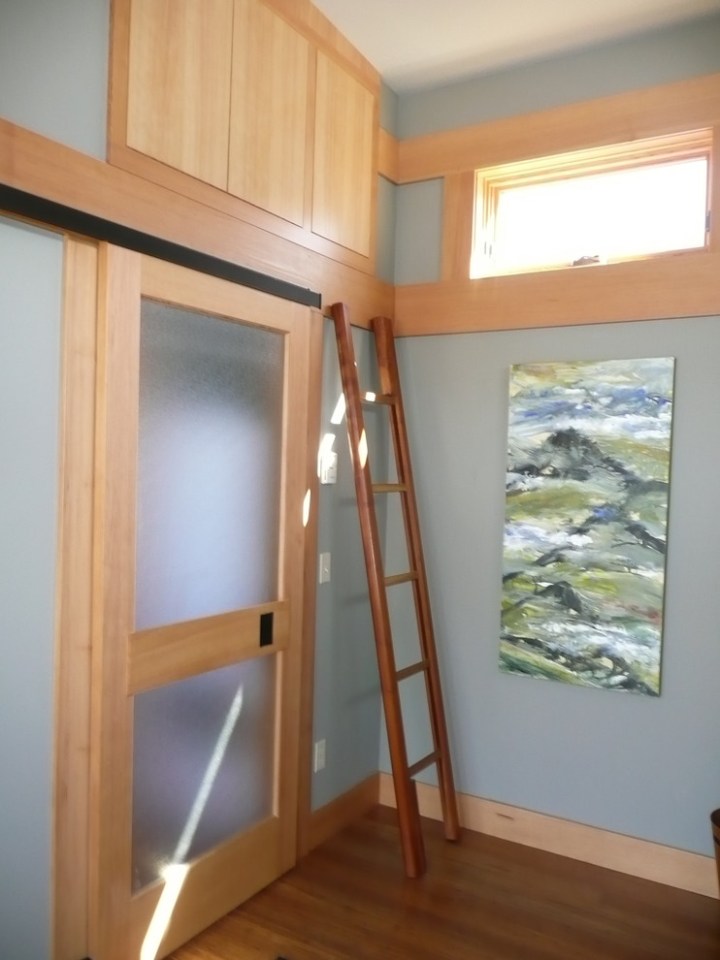 The Waterhaus, a tiny sustainable prefab designed for a healthy indoor environment. It has one bedroom in 450 sq ft. | www.facebook.com/SmallHouseBliss