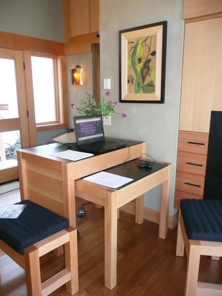 The Waterhaus, a tiny sustainable prefab designed for a healthy indoor environment. It has one bedroom in 450 sq ft. | www.facebook.com/SmallHouseBliss