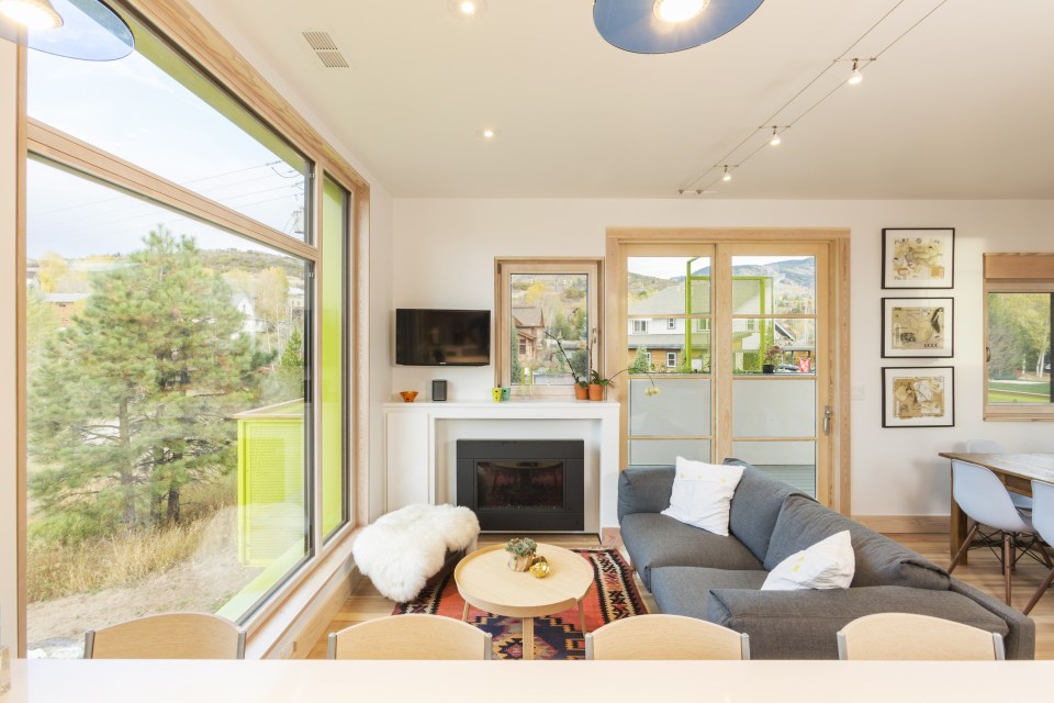 The Butcherknife Residence, an artist's modern energy-efficient home with 2 bedrooms + art studio in 1200 sqft. | www.facebook.com/SmallHouseBliss