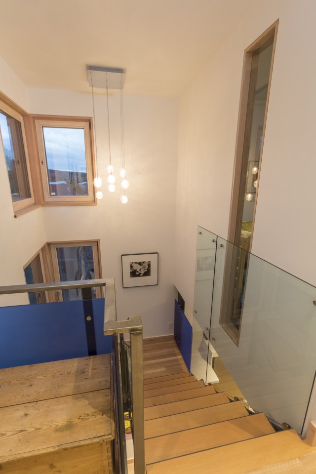 The Butcherknife Residence, an artist's modern energy-efficient home with 2 bedrooms + art studio in 1200 sqft. | www.facebook.com/SmallHouseBliss