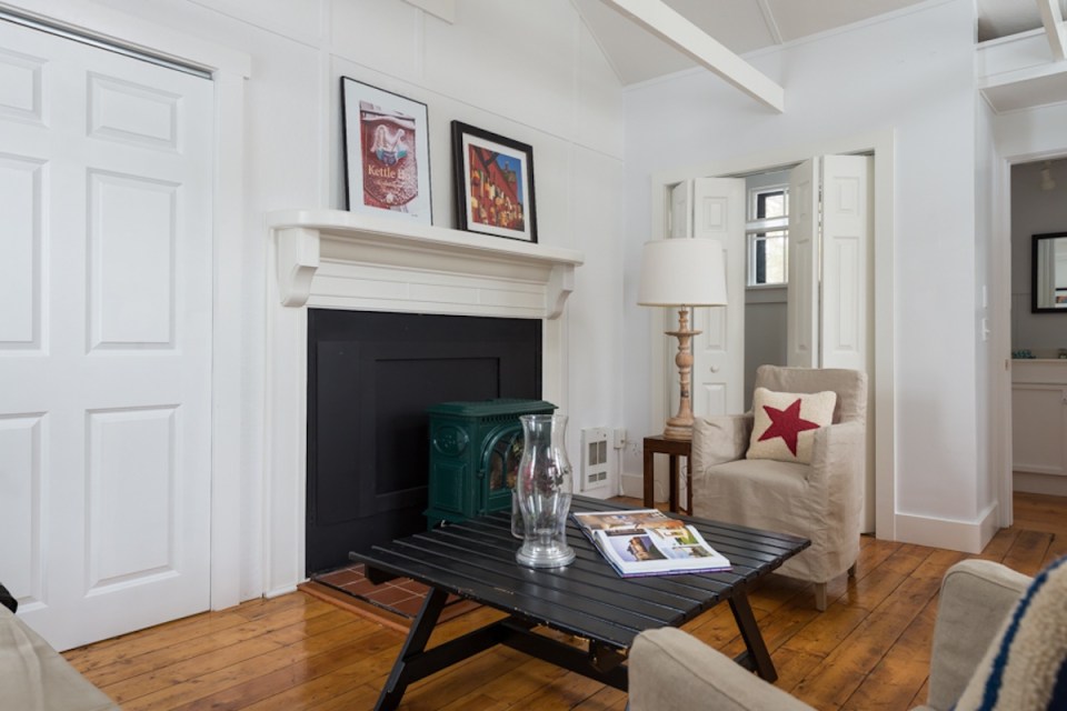 This tiny cottage on Cape Cod was once used as a children's playhouse before being converted into a studio dwelling with 348 sq ft. | www.facebook.com/SmallHouseBliss