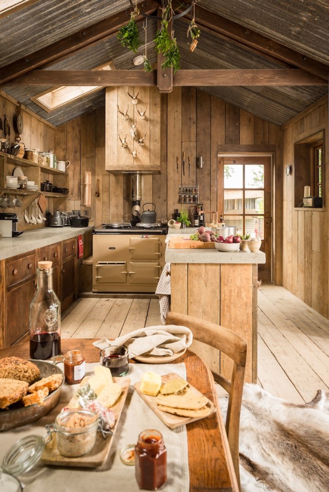 Rustic and romantic, Firefly cabin has the timeworn patina and rough charm of an old carpenter's workshop. | www.facebook.com/SmallHouseBliss