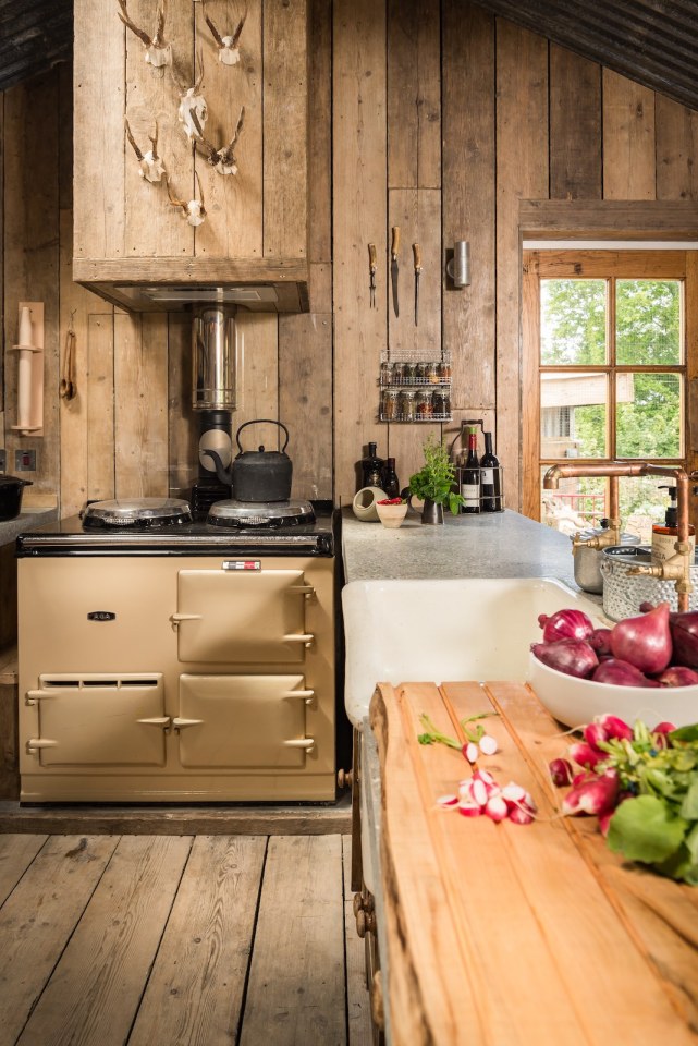 Rustic and romantic, Firefly cabin has the timeworn patina and rough charm of an old carpenter's workshop. | www.facebook.com/SmallHouseBliss