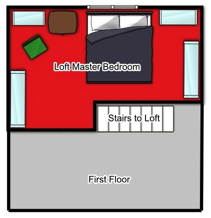 An off-grid floating cabin on Powell Lake, British Columbia. Built on a raft of cedar logs, the 675 sq ft cabin has 2 small bedrooms and a loft. | www.facebook.com/SmallHouseBliss